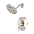 Olympia Faucets Single Handle Shower Trim Set, Wallmount, Brushed Nickel T-2375-BN